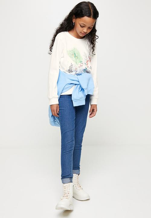 Pop Candy - Girls printed sweatshirt - white