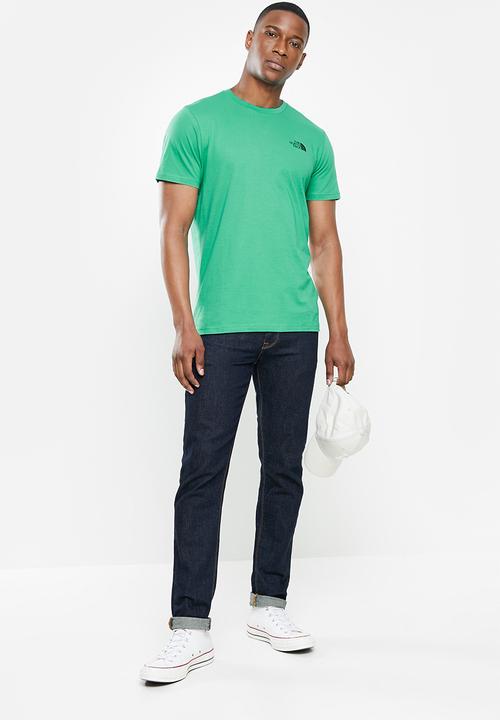The North Face - M short sleeve simple dome tee - bright green
