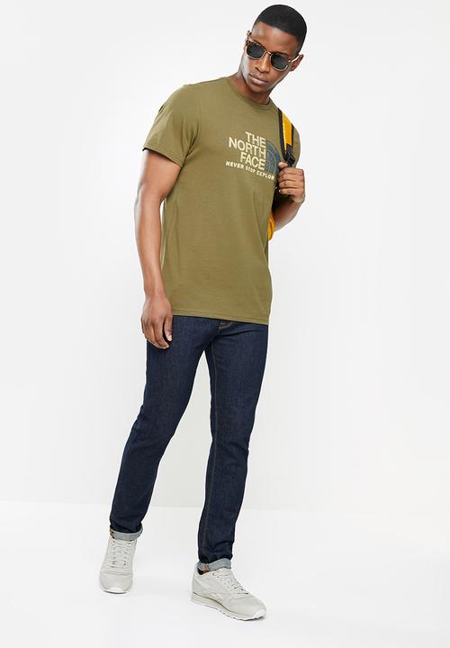 The North Face - M short sleeve rust 2 tee - olive