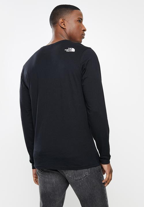 The North Face - M long sleeve fine tee - black