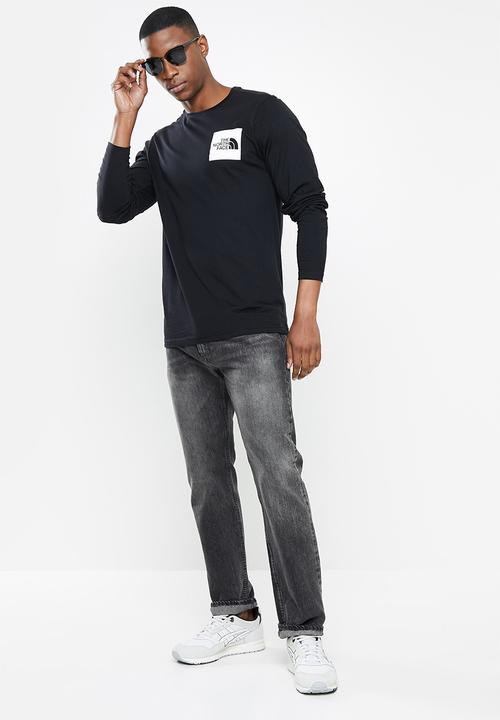 The North Face - M long sleeve fine tee - black