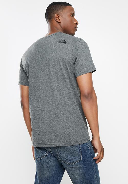 The North Face - M short sleeve mountain line tee - tnf medium grey heather