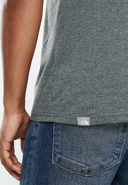 The North Face - M short sleeve mountain line tee - tnf medium grey heather