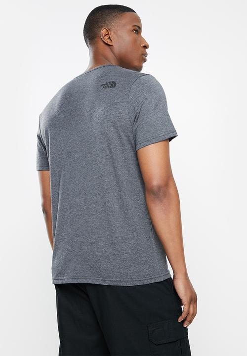 The North Face - M short sleeve easy tee - medium grey heather 