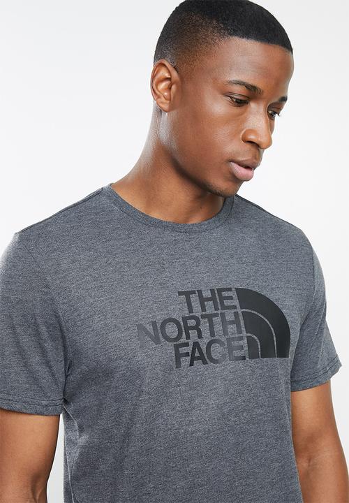 The North Face - M short sleeve easy tee - medium grey heather 