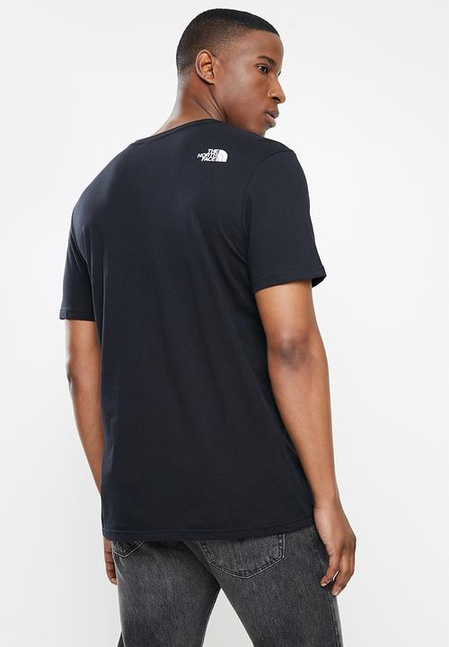 The North Face - M short sleeve mountain line tee - black