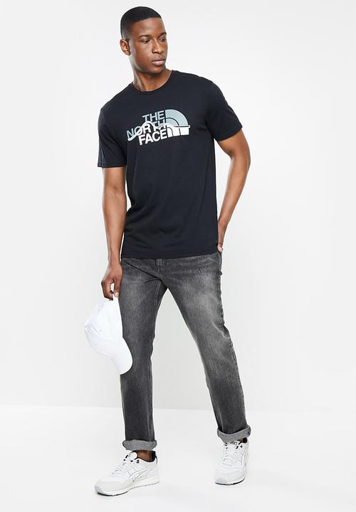 The North Face - M short sleeve mountain line tee - black