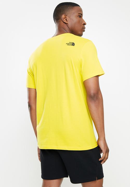 The North Face - M short sleeve fine tee - yellow