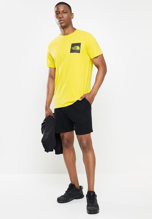 The North Face - M short sleeve fine tee - yellow