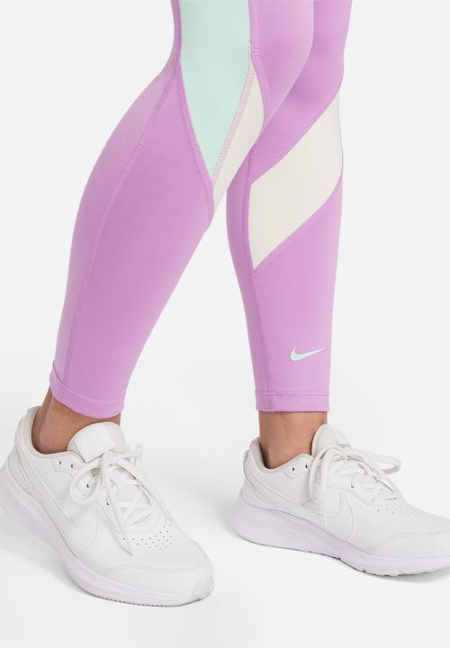 Nike - G nk df one legging - violet shock, cashmere & mint foam