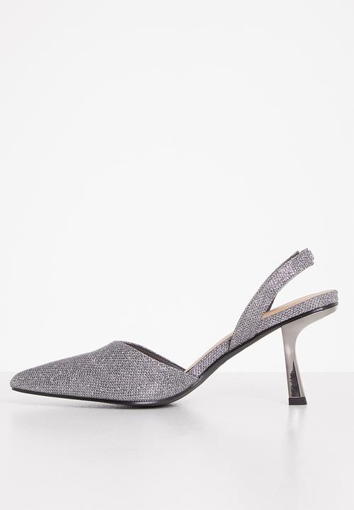 Superbalist - Lucy slingback heel - silver