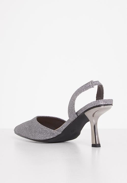 Superbalist - Lucy slingback heel - silver