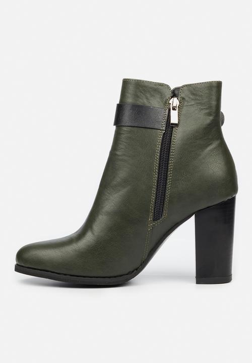 Butterfly Feet - Tory 1 ankle boot - olive