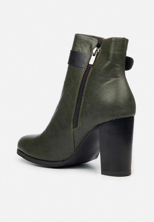 Butterfly Feet - Tory 1 ankle boot - olive