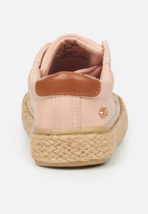 Little Miss Black - Republica girls sneaker - pink