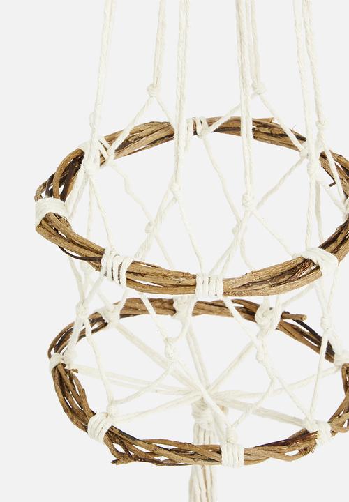 Macrame & Co - Meja macrame hanging planter - natural