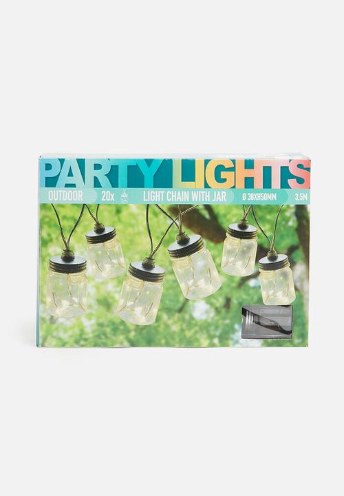 H&S - Jar LED lights - white 