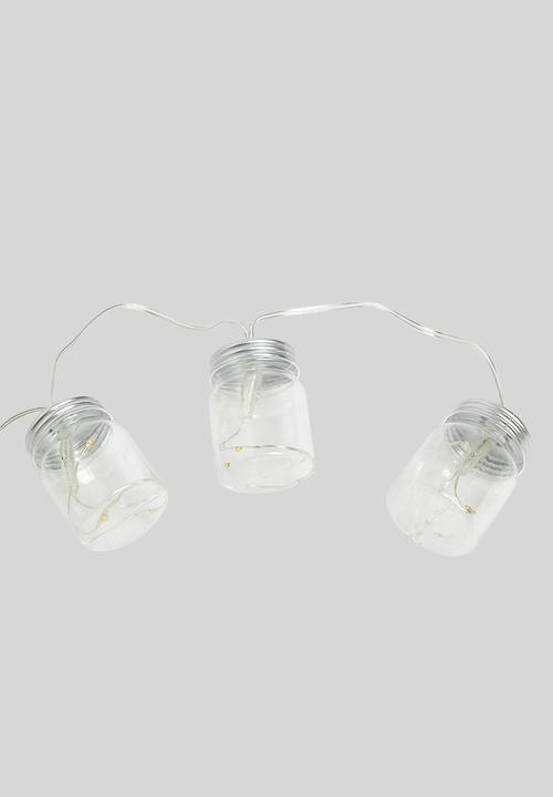 H&S - Jar LED lights - white 