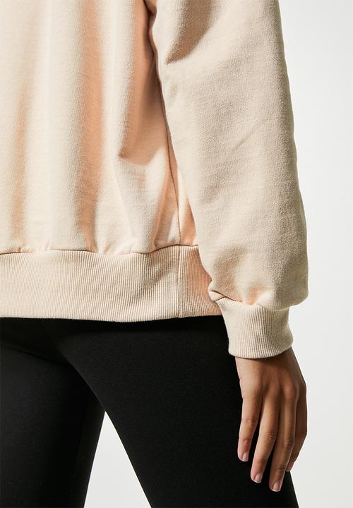 Superbalist - Graphic crew neck sweat - stone