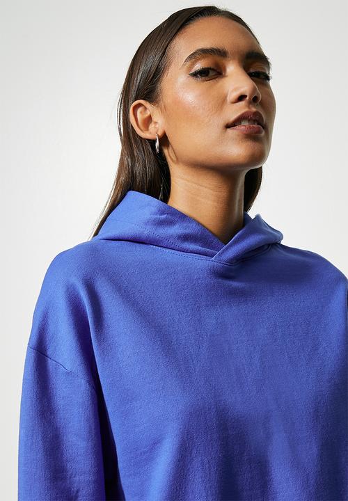 Superbalist - Crop hoodie - bright blue