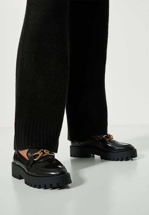 Superbalist - Wide leg pants knitwear - black
