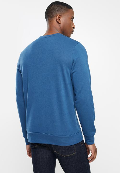Under Armour - UA Rival Terry Logo Crew - Blue