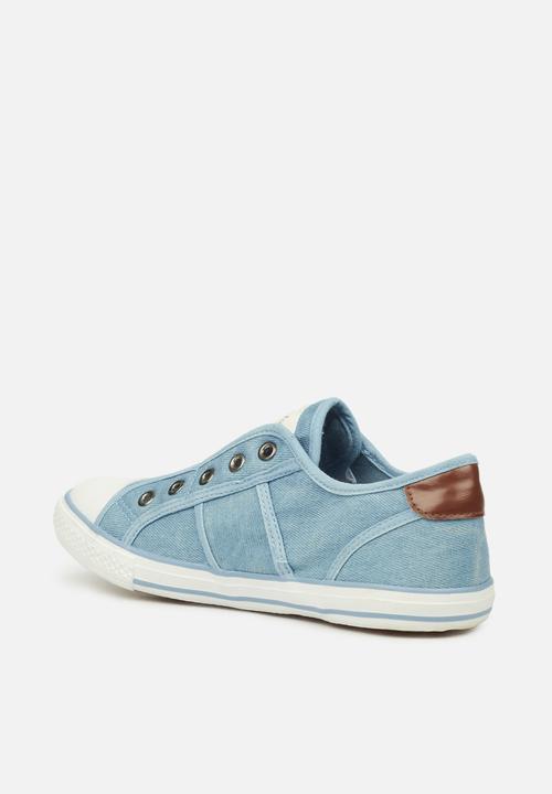 Miss Black - Jean1 slip on sneaker - blue