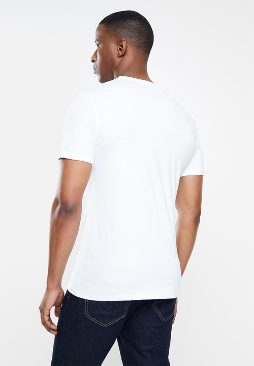 Original Penguin - Logo stamp tee - white