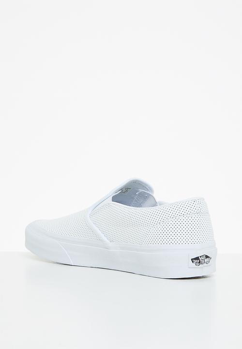 Vans - Classic slip-on - (perf leather) white