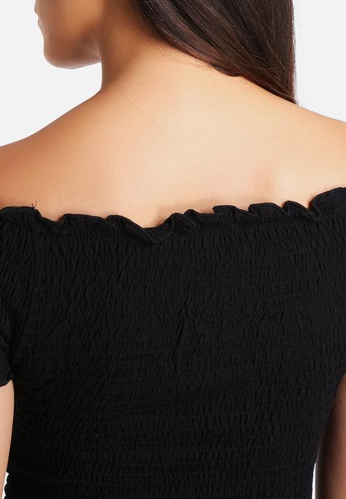 New Look - Shirred Bardot Gypsy Top