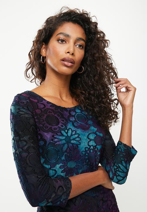 Stella Morgan - Tye dye tunic dress - multi 