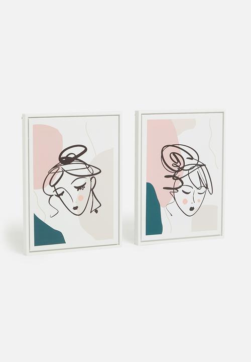 Sixth Floor - Abstract line wall art