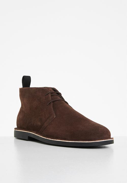 Lark & Crosse - Freddie leather desert boot - brown