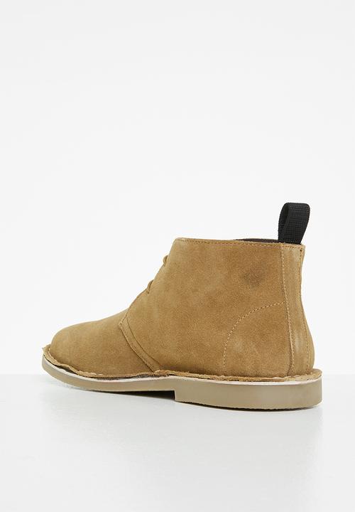 Lark & Crosse - Freddie leather desert boot - tan