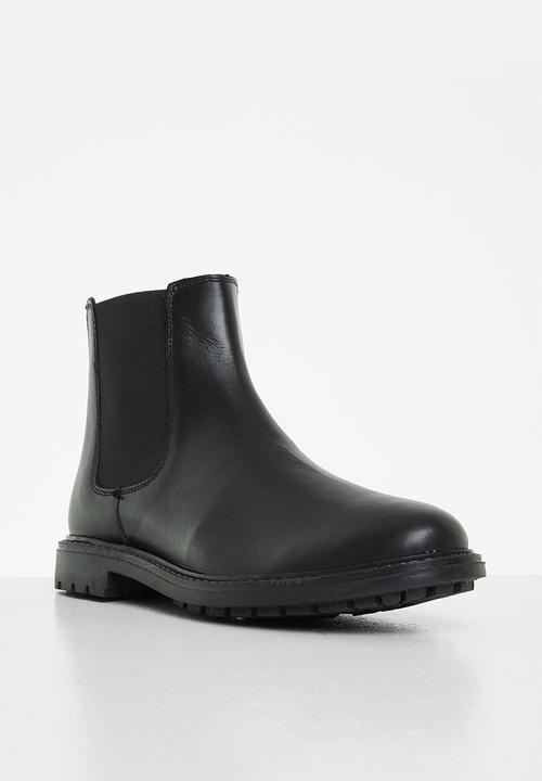 Lark & Crosse - Ross leather chelsea boot - black