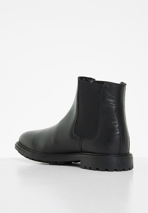 Lark & Crosse - Ross leather chelsea boot - black