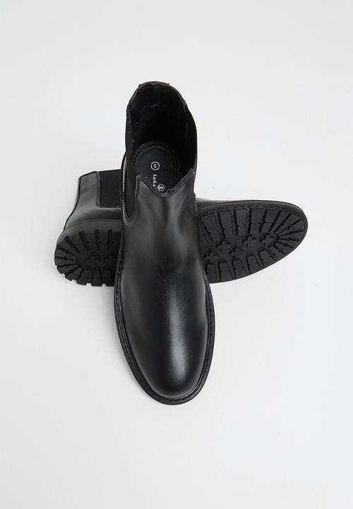 Lark & Crosse - Ross leather chelsea boot - black