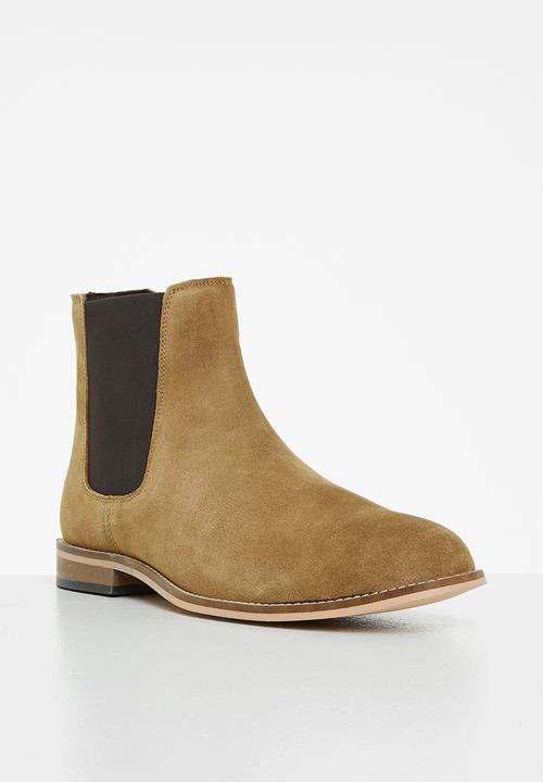 Lark & Crosse - Ross leather chelsea boot- natural