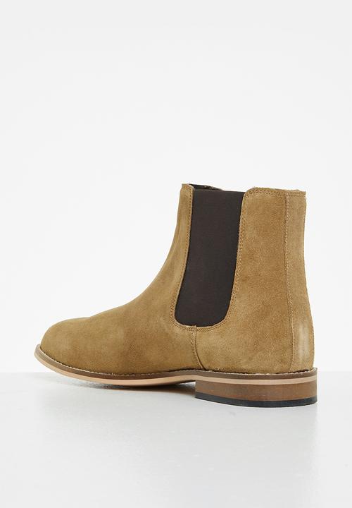 Lark & Crosse - Ross leather chelsea boot- natural