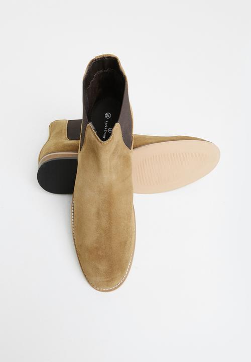 Lark & Crosse - Ross leather chelsea boot- natural