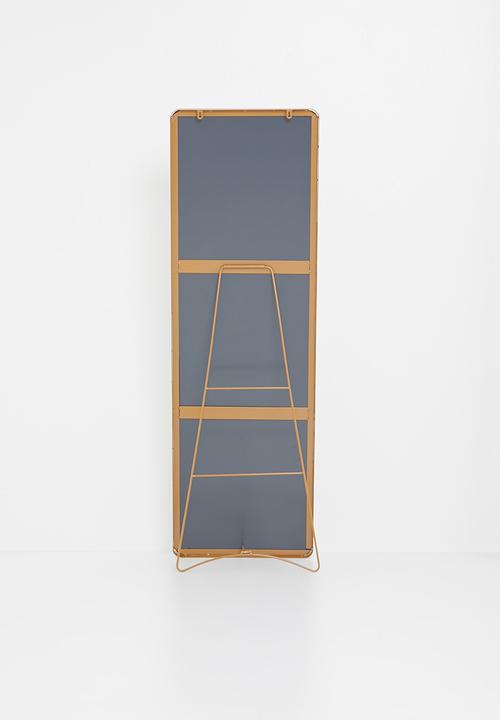Sixth Floor - Gold standing mirror - gold