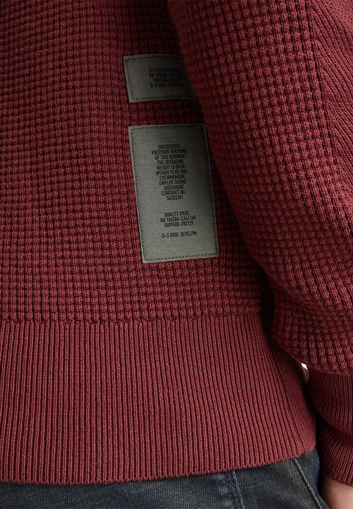 G-STAR - Logo structure r knit - paccio