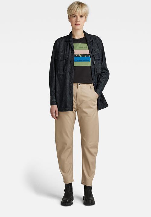 G-STAR - Officer bf shirt  - rinsed
