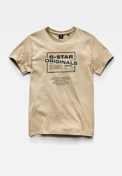 G-STAR - Originals logo r tee - tree house