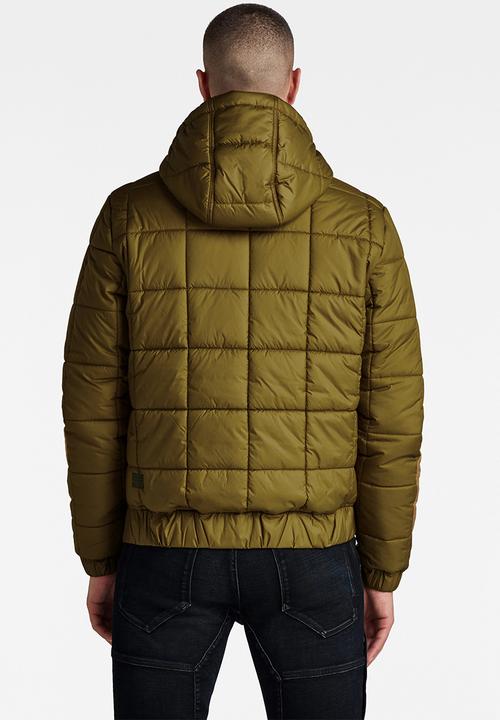 G-STAR - Meefic sqr quilted jacket - tobacco