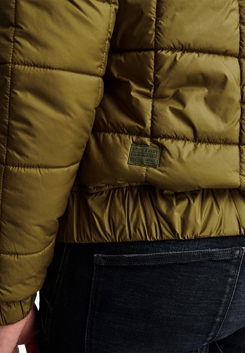G-STAR - Meefic sqr quilted jacket - tobacco