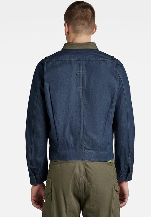 G-STAR - Utility flap pocket jacket pm - raw denim