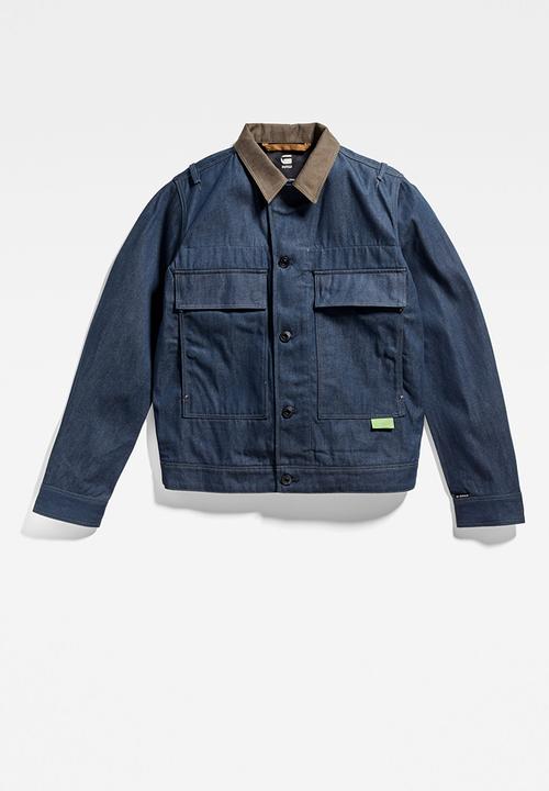 G-STAR - Utility flap pocket jacket pm - raw denim