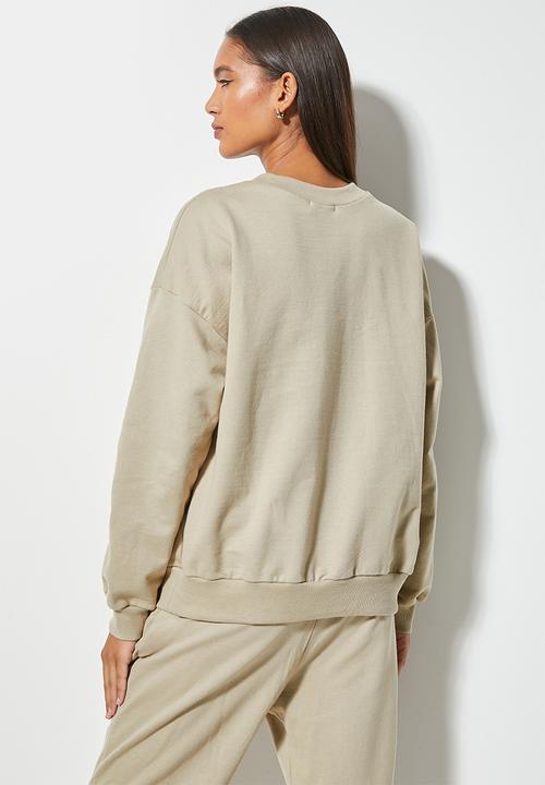 Superbalist - Crew neck sweat - cobble stone