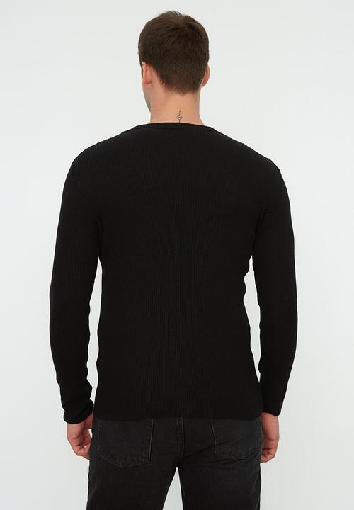 Trendyol - Benny plain cardigan - black